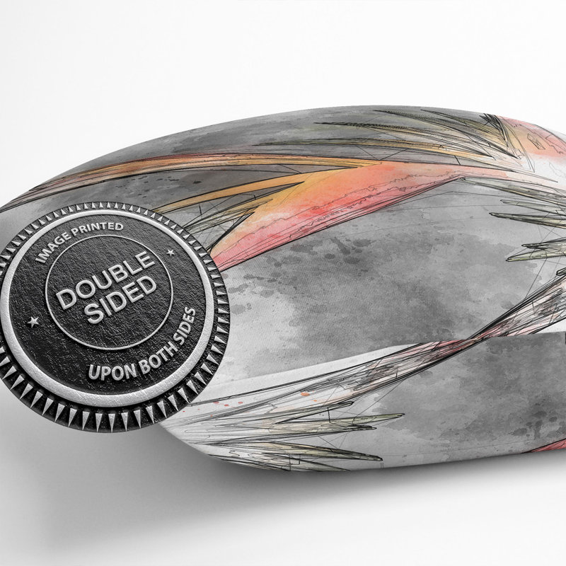 Bird of Paradise Cushion with Filling, 55cm H x 55cm W x 20cm D