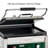 Waring 14.5'' Electric Grill Sandwich Maker & Panini Press with Lid