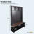Farmhouse Hall Tree with 16 Cubbies, Storage Bench & 6 Hooks, Black-1746677008