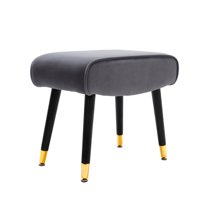 Manufactured Wood Accent Stool, Grey