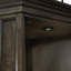 Armoire de coin Tawona avec éclairage DEL et tablettes réglables