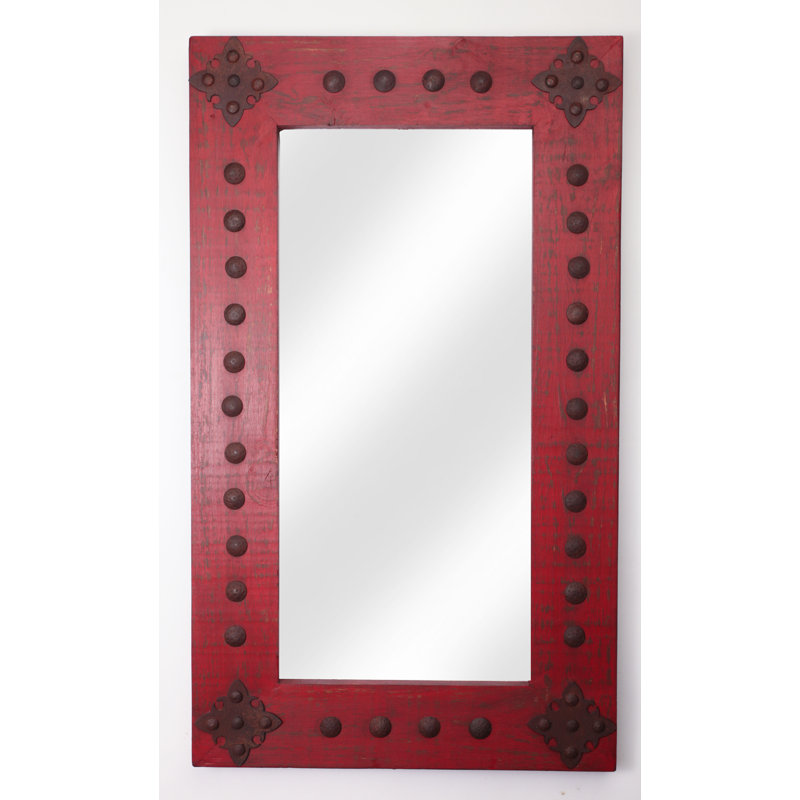 Legere Wood Rectangle Wall Mirror
