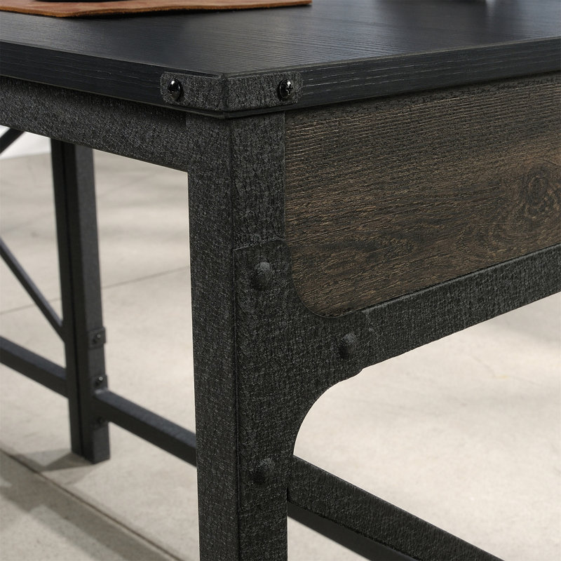 Bureau de retour 42 po avec espace de travail élargi (tabourets non inclus), H 29,53 po x l 41,93 po x P 23,54 po