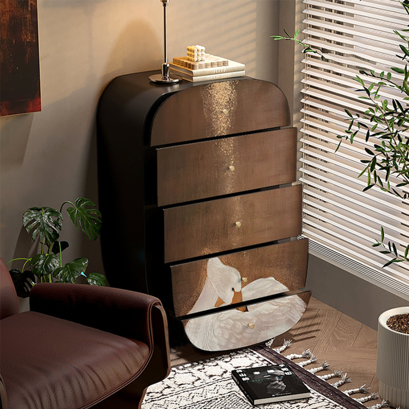 Commode d'appoint moderne à cinq tiroirs multifonctionnelle