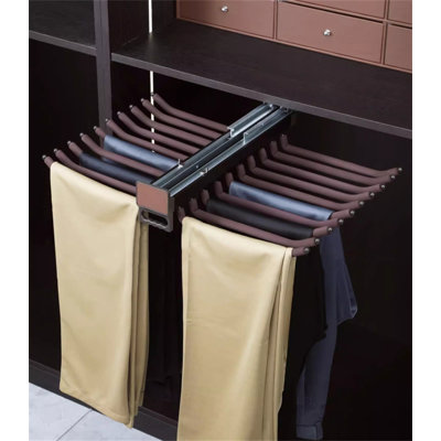 Maxhold Dual-Row Pull-Out Pants Rack