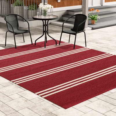 Lon Striped Indoor / Outdoor Rug