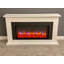 Georgia Suncrest 135.8 cm W White Electric Fireplace