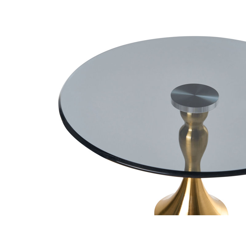 Pedestal End Table