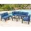 6 - Person Sectional Seating Group with Cushions-1118227285