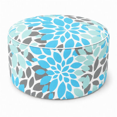 2 Pack Outdoor Inflatable Ottoman 21"x21"x9"