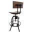 Tabouret de bar pivotant réglable Mott Street