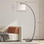 Lampe sur pied arquée 68,5 po avec télécommande et ampoule incluse-1762482256