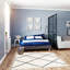 Tapis crème / bleu Restivo-779022061