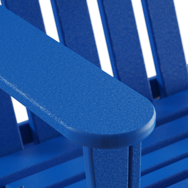 Chaise Adirondack pliante POLYWOOD Classic Adirondack, Bleu pacifique