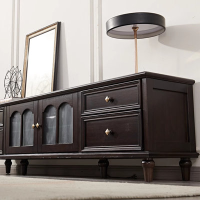 American retro light luxury TV cabinet
