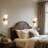 2-Light Gold Glass Wall Sconce-895217440