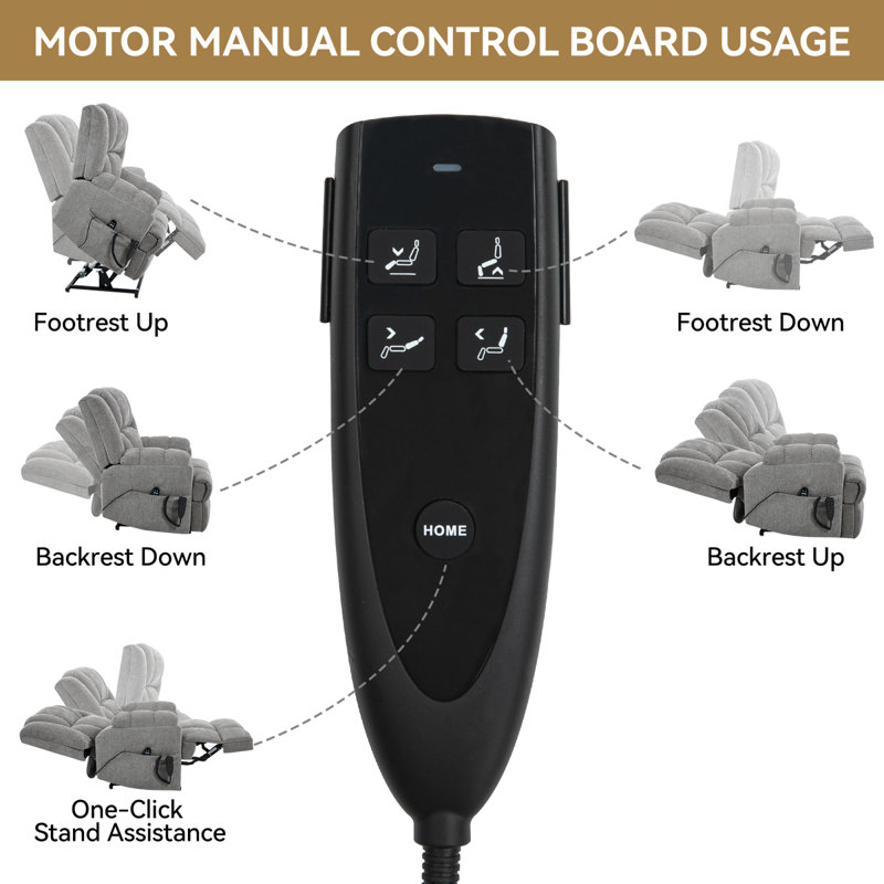 Dual Motor Electric Recliner For Comfort & Support Stylish Relaxation