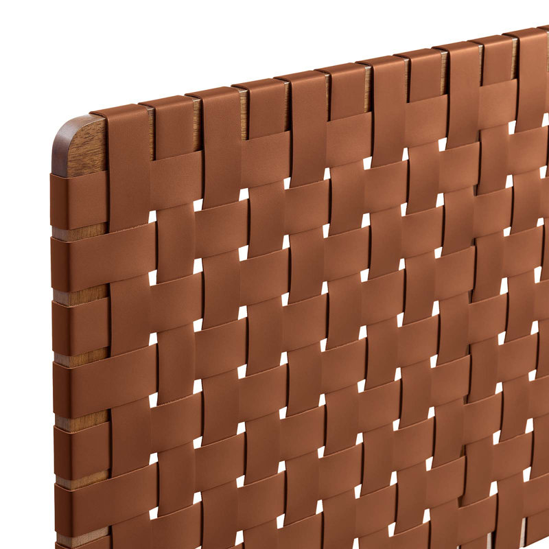 Modway Sparta Solid Wood Headboard, Brown, Queen