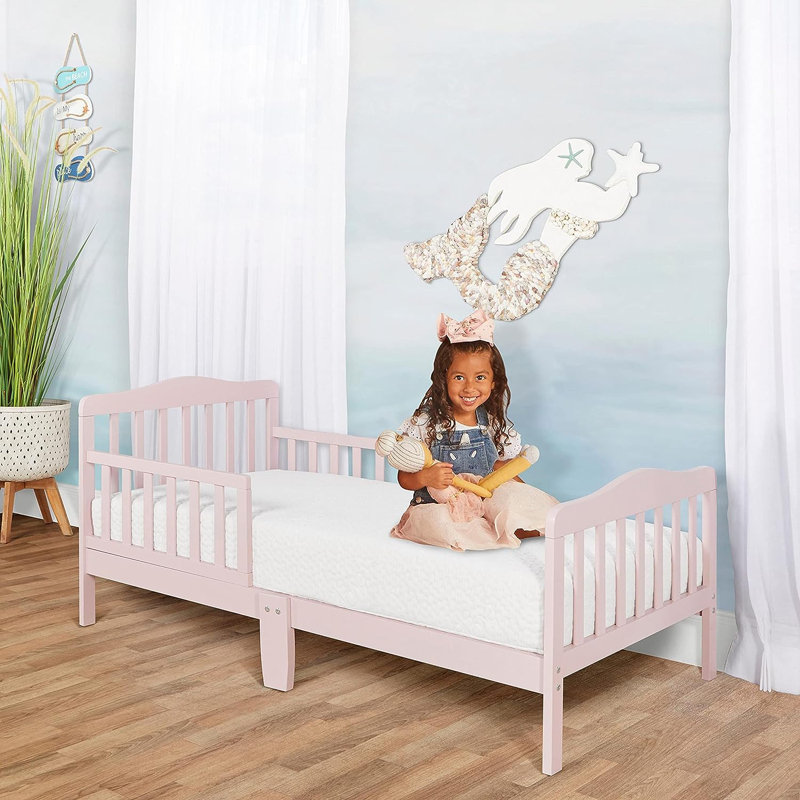 Hartmunn Kids Toddler Bed Toddler Beds, Pink