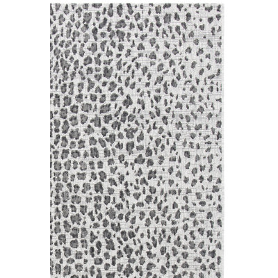 Basinger Animal Print Gray Indoor/Outdoor Area Rug