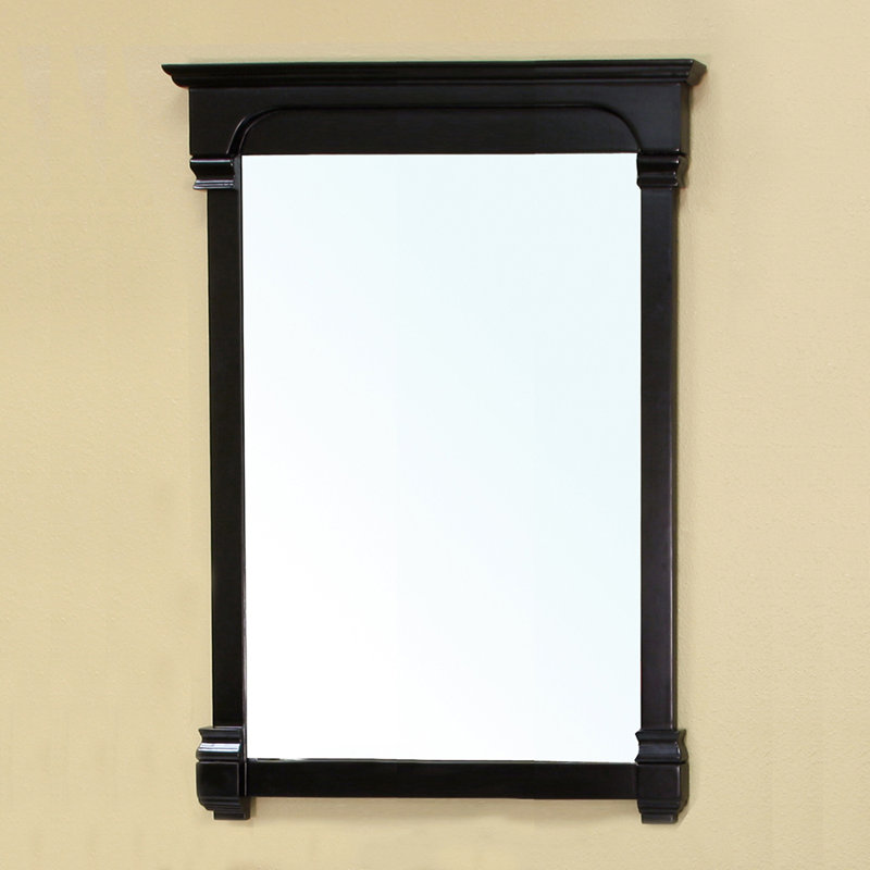 Espresso Birch Wood Full Length Rectangular Wall Mirror