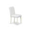 Chaises de salle à manger Abbott Classic Parson - Ensemble de 2 chaises rembourrées en similicuir blanc-1224577755-1224577599