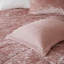 Blush Velvet Bedding Twin/twin Xl With Buttoned Throw Pillowcase Duvet Cover - Pillow