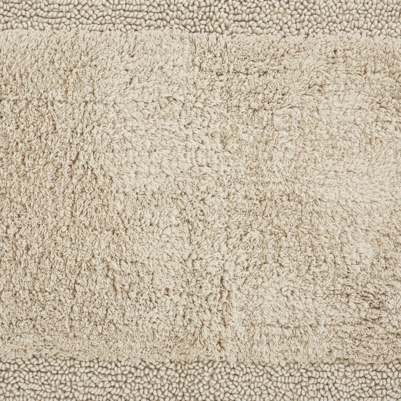 Fromma Cotton Blend Bath Rug, Pale Blush