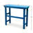 All-Weather Outdoor Counter Height Bar Ensemble, Complete Bar Table and Bar Chairs Combo, Navy Blue Outdoor Furniture, Casual Height Seating Arrangement for Lawn, Garden, Backyard and Poolside Outdoor Leisure Areas