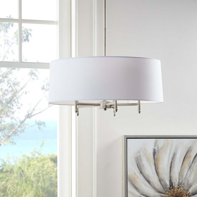 5-Light Drum Shade Chandelier