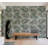 Botanical Wallpaper Wall Mural - Repeating Green Leaf Pattern-1387820582