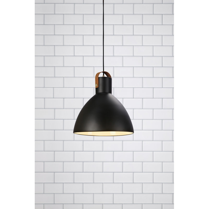 Berryman 1 - Light Dome Pendant, Black, 38cm H x 35cm W x 35cm D