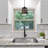 1-Light Black Metal Mesh Modern Pendant Light