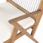 Chaise de patio avec coussin (ensemble de 2)