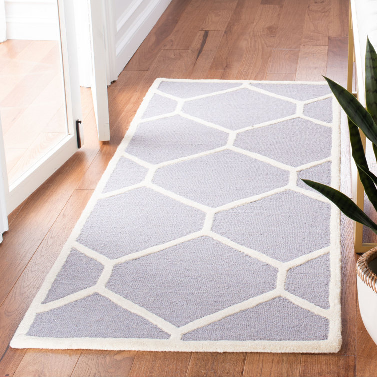 Deedgra Hand Tufted Wool Geometric Rug