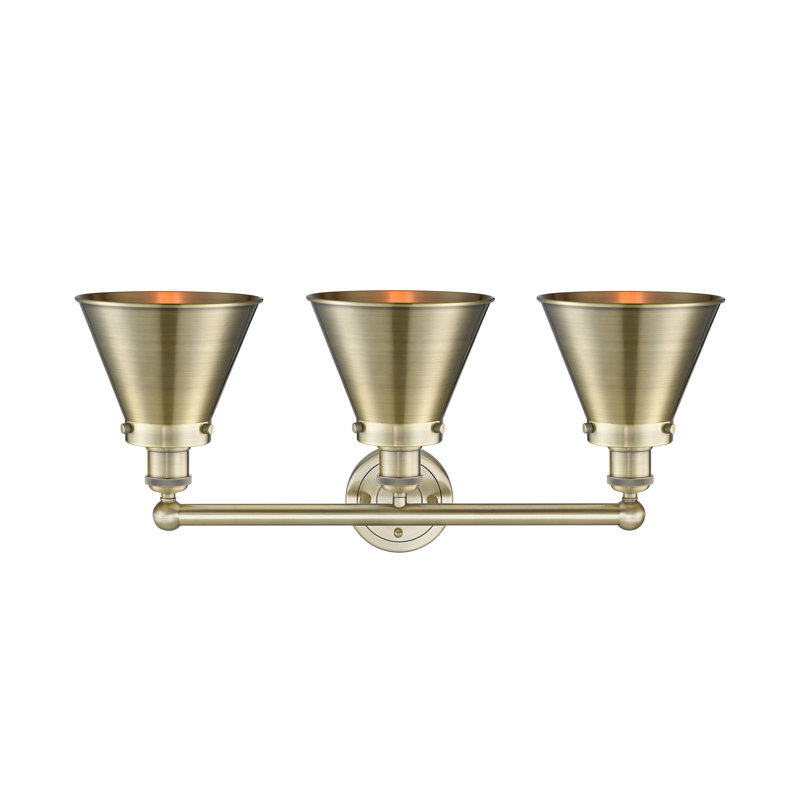 Stengel 3 - Light Dimmable Vanity Light, Antique Brass, Antique Brass