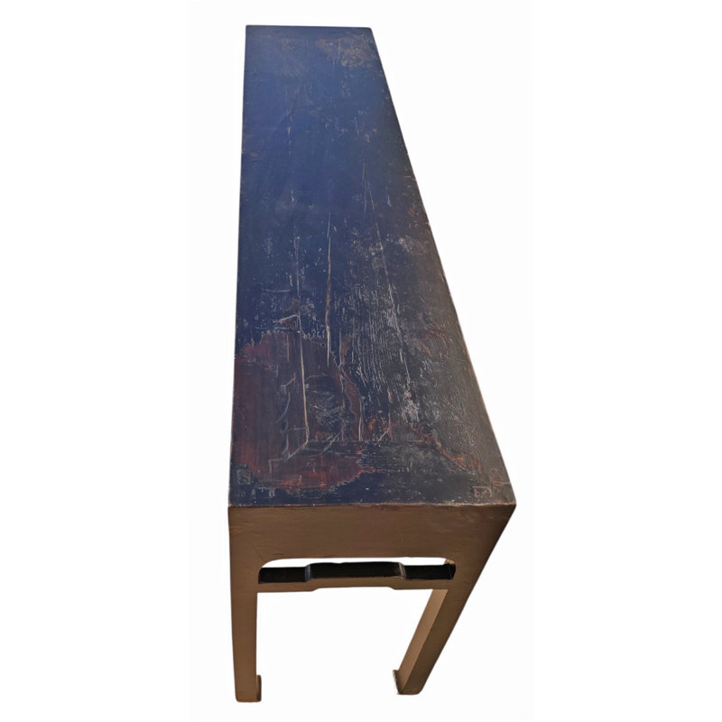 77 in. Solid Wood Console Table