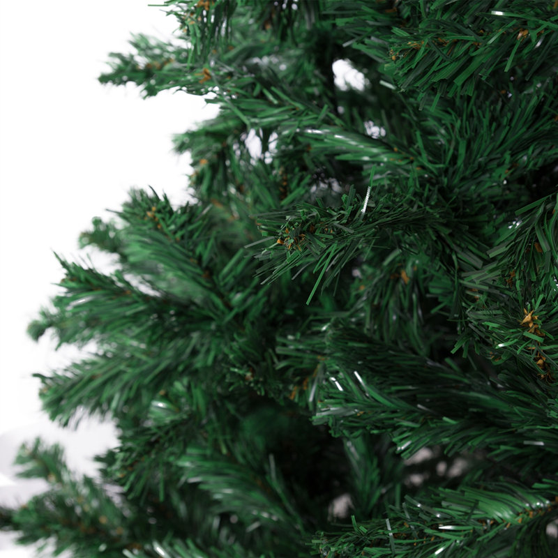 Arbre de noël artificiel vert 7 pi en pvc classique