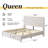 Marro Farmhouse Overlapped Wood Platform Bed-2088410052-2088410055
