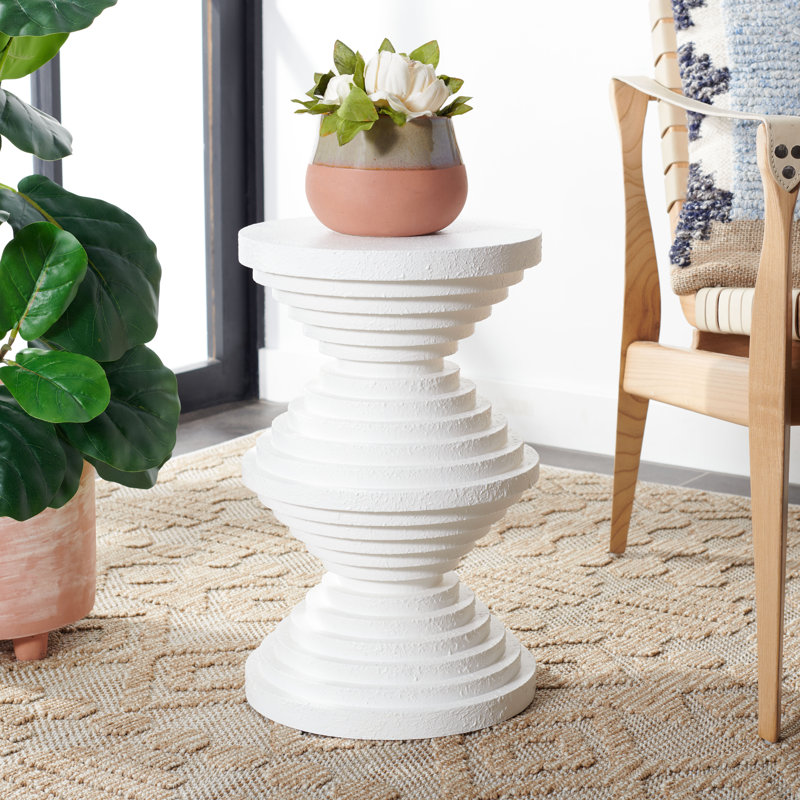 Table d'appoint Retford, Blanc