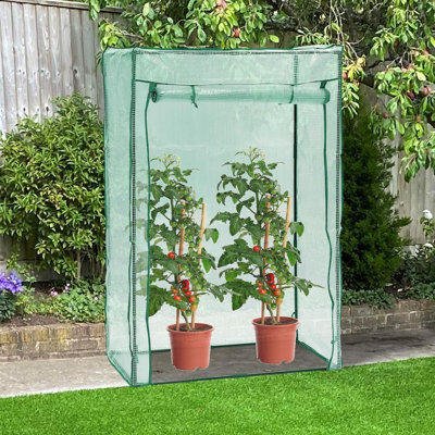 Outdoor Garden Greenhouse Compact Plant Grow Tent Heavy Duty Covered Growhouse For Vegetables Tomatoes Herbs Patio Balcony Use