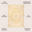 Tapis intérieur / extérieur jaune / crème Aaleayah Medallion-212503057