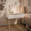 Doering 48cm W Metal Bedside Table