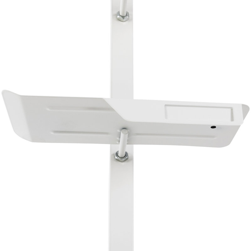 Free Standing Shoe Display Shelf, White