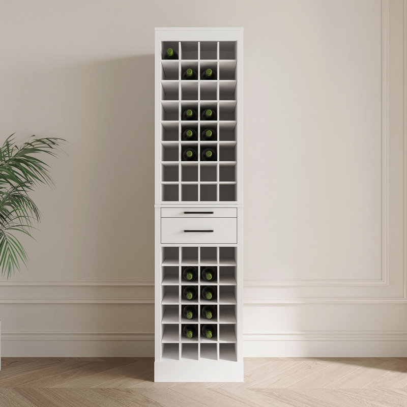 Buffet armoire, bar à vin modulaire 32, Blanc