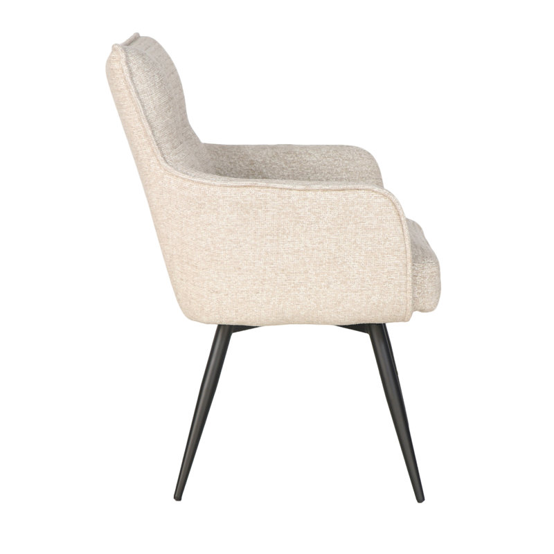 Adelise Swivel Chair Beige, Burgundy