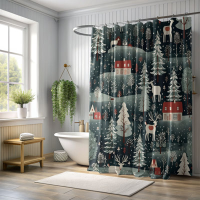 Rideau de douche Classic Yule - Premium
