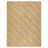 Hand Hooked Wool Geometric Area Rug