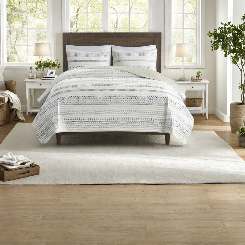 Reversible Soft Microfiber Bedding Sets, Polyester Material, Farmhouse Style, Perfect For Home