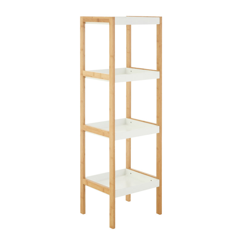 Aldaco 32cm W Solid Wood Shelving Unit